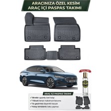 Ford Focus Sedan 2023 Model Aracınıza Özel Üretim Esnek Kauçuk Paspas Takımı + Hediyeli