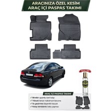 Honda Civic 2012 Model Aracınıza Özel Üretim Esnek Kauçuk Paspas Takımı + Hediyeli