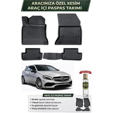 Mercedes W176 2018 Model Aracınıza Özel Üretim Esnek Kauçuk Paspas Takımı + Hediyeli