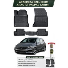 Mercedes W246 2016 Model Aracınıza Özel Üretim Esnek Kauçuk Paspas Takımı + Hediyeli