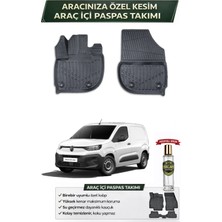 Citroen Berlingo Panelvan 2021 Model Aracınıza Özel Üretim Esnek Kauçuk Paspas Takımı + Hediyeli