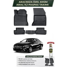 Mercedes Cla 2014 Model Aracınıza Özel Üretim Esnek Kauçuk Paspas Takımı + Hediyeli