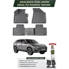 Mg Hs Turbo Hybrid 2024 Model Aracınıza Özel Üretim Esnek Kauçuk Paspas Takımı + Hediyeli