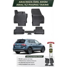 Volkswagen Tıguan 2023 Model Aracınıza Özel Üretim Esnek Kauçuk Paspas Takımı + Hediyeli