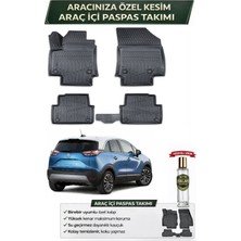 Opel Crossland x 2019 Model Aracınıza Özel Üretim Esnek Kauçuk Paspas Takımı + Hediyeli