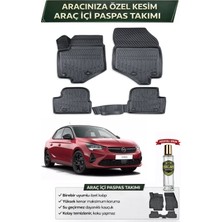 Opel Corsa F 2019 Model Aracınıza Özel Üretim Esnek Kauçuk Paspas Takımı + Hediyeli