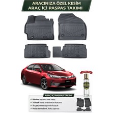 Toyota Corolla 2013 Model Aracınıza Özel Üretim Esnek Kauçuk Paspas Takımı + Hediyeli