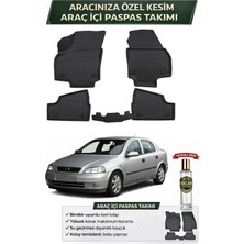 Opel Astra G 2002 Model Aracınıza Özel Üretim Esnek Kauçuk Paspas Takımı + Hediyeli