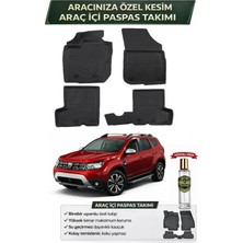 Dacia Duster 4x4 2019 Model Aracınıza Özel Üretim Esnek Kauçuk Paspas Takımı + Hediyeli