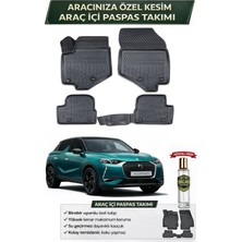 Ds 3 Crossback 2022 Model Aracınıza Özel Üretim Esnek Kauçuk Paspas Takımı + Hediyeli