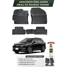 Toyota Corolla Cross 2023 Model Aracınıza Özel Üretim Esnek Kauçuk Paspas Takımı + Hediyeli