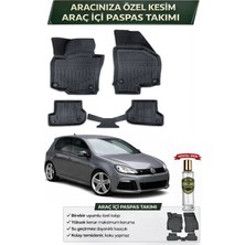 Volkswagen Golf 6 2012 Model Aracınıza Özel Üretim Esnek Kauçuk Paspas Takımı + Hediyeli