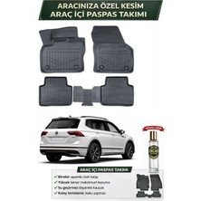 Volkswagen Tıguan Allspace 2021 Model Aracınıza Özel Üretim Esnek Kauçuk Paspas Takımı