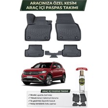 Volkswagen T-Cross 2025 Model Aracınıza Özel Üretim Esnek Kauçuk Paspas Takımı + Hediyeli