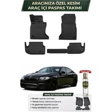 Bmw F10 2016 X-Drive Model Aracınıza Özel Üretim Esnek Kauçuk Paspas Takımı + Hediyeli