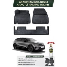 Renault Megane E-Tech 2022 Model Aracınıza Özel Üretim Esnek Kauçuk Paspas Takımı + Hediyeli