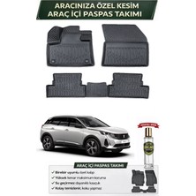 Peugeot 3008 2017 Model Aracınıza Özel Üretim Esnek Kauçuk Paspas Takımı + Hediyeli