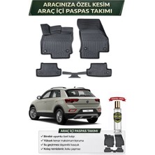 Volkswagen T-Roc 2025 Model Aracınıza Özel Üretim Esnek Kauçuk Paspas Takımı + Hediyeli