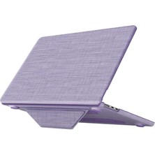 Eco Port Macbook Air 13.6 Macbook Kumaş Kapak - Mor