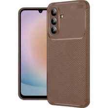 Eco Port Samsung Galaxy A57 5g Auto Focus Karbon Kapak - Kahverengi
