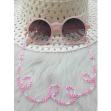 Happy Handmade Zincir..../neon Kalpli Çocuk Gözlük Zinciri/güneş Gözlük Zinciri/hediyelik