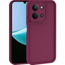 Ankayan Teknoloji Redmi 15C Kılıf Kamera Korumalı Zore Ananas Kapak - Mürdüm