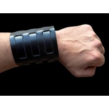 Metal Giyim 3 Tokalı Erkek Deri Bileklik