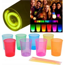 İsmiyle Al Karanlıkta Yanan Mega Glow Bardaklar 8 Adet