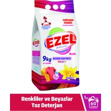 Ezel Premium Toz Çamaşır Deterjanı Renkliler Için 9 kg