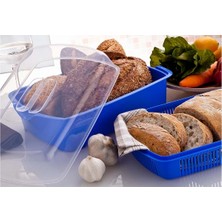 Twin Store Kapaklı Süzgeç ve Çok Amaçlı Saklama Kabı