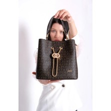 Just Polo  Kadın Kahverengi El ve Omuz Çantası