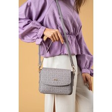 Just Polo  Kadın Iki Askılı 3 Bölmeli Omuz ve Çapraz Çantası Kombin 02185-MH