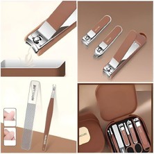 ForWhat Büro Ev Ofis Kişisel Tırnak Bakımı Için 8parça Çantalı Tasarım Manikür Seti