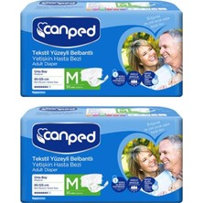 Canped Belbantlı Tekstil Yüzeyli Hasta Bezi Orta Boy 60'lı Yüksek Emme Gücü ile Güvende Hissettirir