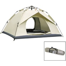 Go İthalat Sepetopia -Krem - Çift Astarlı Otomatik Kamp Çadır 200X200X135CM AC-6635 (5534)