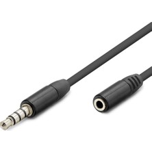 ForWhat Büro Ev Ofis Ses Müzik Sistemi Için 120CM 3.5mm To 3.5mm 3llıne F Siyah Kablo