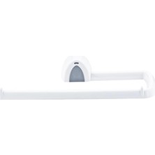 Go İthalat Sepetopia -Kağıt Havlu Asacak Beyaz Plastik Yapışkanlı - Duvara Monte (5534)