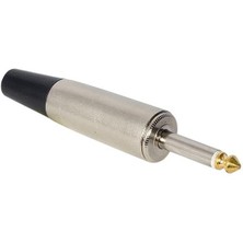 kzy mobilyal 6.3 Mm Canon Tip Gold Nikel Mono Gitar Jack