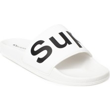 Superga S111İ3W 1908 Slides Kadın Terlik Beyaz Renk Polysoft Malzeme İlkbahar - Yaz Sezonu