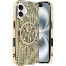 Hnrlishp Joko  Iphone 16 Helen Magsafe Kapak - Gold