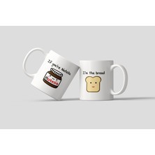 fotografyabaskı Nutella & Ekmek 2'li Çift Kupa Bardak