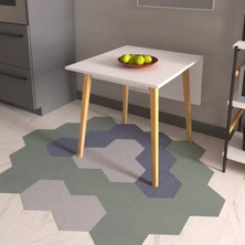 Vilinze Avanos Katlanır Ahşap Mutfak Masası - 70X80 cm (70X120 Cm)