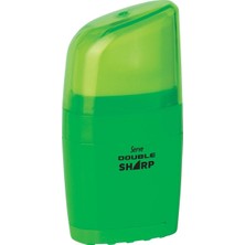 Serve Sharp Yeşil Kalemtraşlı Silgi Kaliteli Silgi ve Tekli Kalemtıraş 6 Farklı Renk Seçeneği