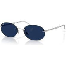 Ray-Ban RB 3767 003MF 54 Unisex Oval Photochromic Gümüş Metal Güneş Gözlüğü