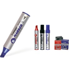 Mikro 6010 Markör Jumbo Permanent Kalem 10 Mm Siyah (12 Li Kutu)