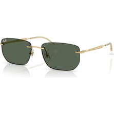 Ray-Ban Unisex 3768 001/71 56 Güneş Gözlüğü Altın Çerçeve ile UV Koruma Özelliği