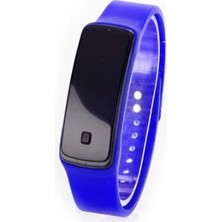 İsmiyle Al Siyah Ekranlı LED Kol Saati (Mavi)