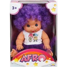 NW NessiWorld 20040 Afro Kıvırcık Saçlı Bebek 23 cm -Nessiworld