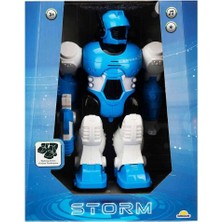 NW NessiWorld Storm Brave Sesli ve Işıklı Yürüyen Robot 25 cm