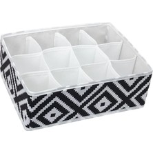 İsmiyle Al 12 Bölmeli Mozaik Desen Pratik Bölmeli Çekmece Düzenleyici Organizer